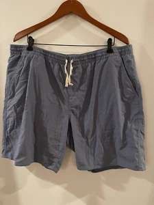Line Of Trade Mens Blue Shorts (missing A Back Button)Sz 3xl B1 - Picture 1 of 8
