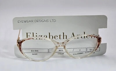 AUTÉNTICAS MONTURAS GAFAS ELIZABETH ARDEN EA 645 ROJAS 55-16-135 DEMO Foto 1 de 4
