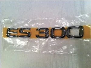 *NEW OEM LEXUS ES300 CHROME TRUNK EMBLEM UPGRADE 1992-2003 BADGE PLATE GENUINE - Picture 1 of 1
