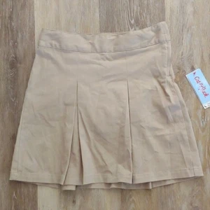 NWT Cat & Jack Girls Beige School Uniform Skirt Size 12 - Picture 1 of 7