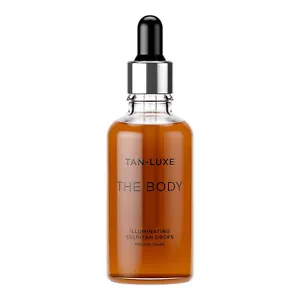 TAN-LUXE The Body - Illuminating Self-Tan Drops, Medium/Dark 1.69 Oz New in Box - Picture 1 of 2