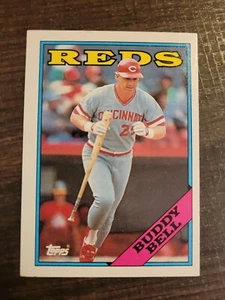 Buddy Bell #130 1988 Topps Baseball Card LP Reds - Foto 1 di 2