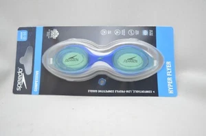 Speedo Competitive Hyper Flyer Swim Goggles Junior 6-14 Blue - Picture 1 of 3