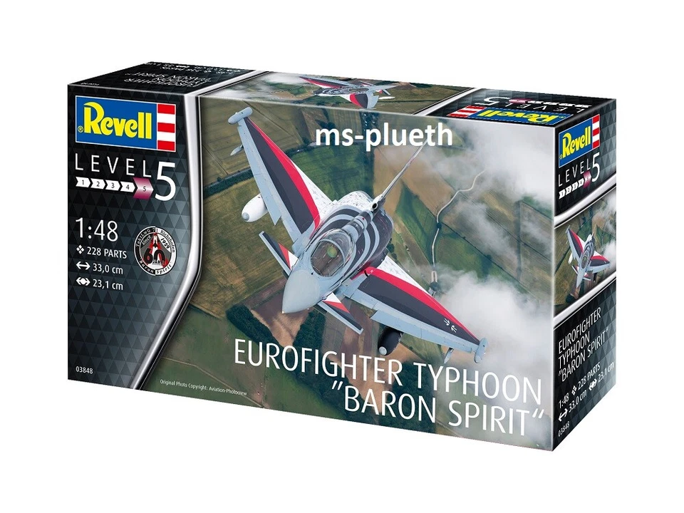 Revell 03848 Eurofighter Typhoon "baron Spirit" 1 48 modellismo