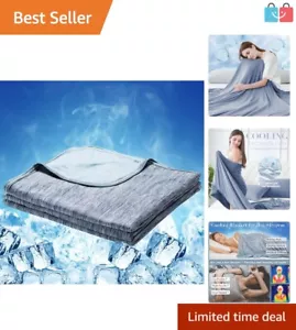 Lightweight Double-Sided Cooling Blanket with Arc-Chill Pro Technology - Blue - Picture 1 of 12