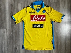 Napoli Tercera Camiseta Fútbol 2011/2012 Camiseta Fútbol Macron Italia Talla L - Imagen 1 de 6