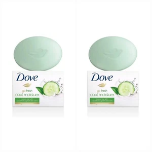 Dove Beauty Bar Cucumber And Green Tea 3.2oz. Each ( 2 Pack ) - Picture 1 of 3