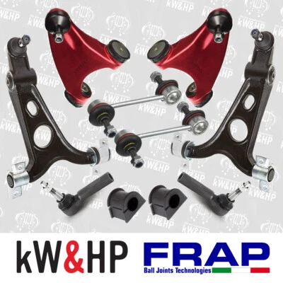 KIT 10PZ BRACCI BRACCETTI BIELLETTE GOMMINI TESTINE STERZO ALFA ROMEO 147 156 GT - Immagine 1 di 4