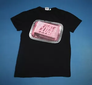 2018 Fight Club Shirt Distressed Black Men's Tee Small - Picture 1 of 5