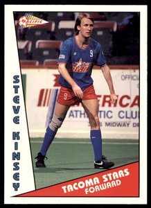 Pacific MSL Soccer Card 1992 - Steve Kinsey (Tacoma Stars) No. 24