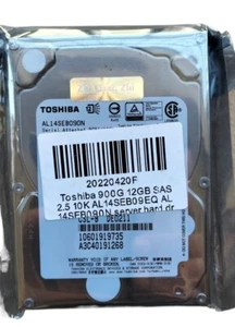 Toshiba 900G 12GB SAS 2.5 10K AL14SEB09EQ AL14SEB090N server hard drive - Picture 1 of 6