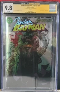 BATMAN #609 FACSIMILE FOIL VARIANT SGN JEPH LOEB CGC 9.8 JSA AUTHENTICATED - Picture 1 of 1