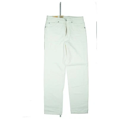 Edwin London Delgado Mujer Vaqueros Alto W. 80er 90er Legendario W30 L28 Blanco - Imagen 1 de 4