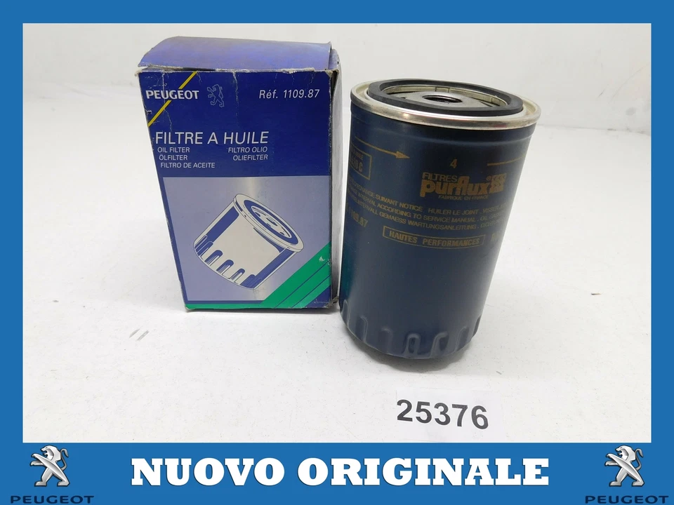 Filtre À Huile Original Peugeot 505 604 Boxer J5 Citroën Jumper 110987 - Photo 1/1