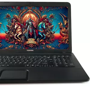 Cheap Toshiba Laptop, Intel Prccessor, 8GB RAM, 128GB SSD, 17.3" HD+, Win10 - Picture 1 of 12