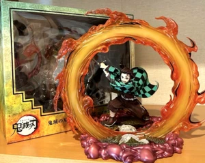 Figura Aniplex Japón Cazador de Demonios Tanjiro Kamado Danza del Dios del Fuego 1/8 Usado - Imagen 1 de 16