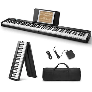 🎹Eastar 88-Key Folding Digital Piano Electric Keyboard Semi Weighted Full Size - Picture 1 of 10