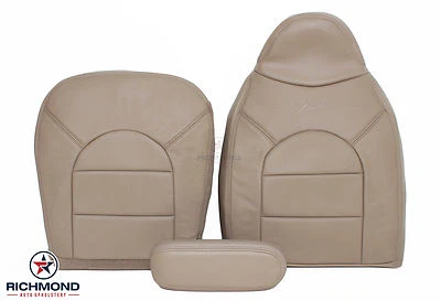 Ford F250 Lariat 1999 4x4 diésel elevado F-250 conductor cubiertas de asiento de cuero bronceado Foto 1 de 4