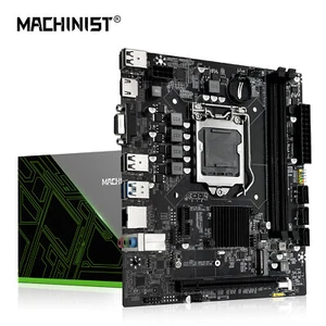 LGA 1151 H110 Hauptplatine DDR4 Desktop NON-ECC RAM NVME/SATA M.2 HDMI VGA PCIE3 - Bild 1 von 16