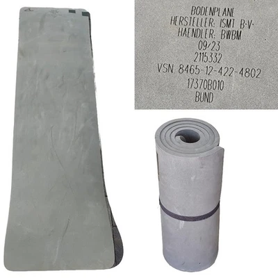 Isomatte NATO Armee BW Bundeswehr Thermomatte Schlafunterlage mit Gurt oliv - Bild 1 von 2