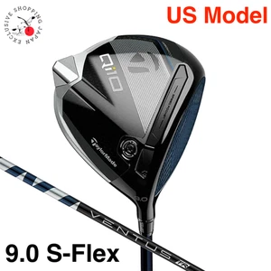 TaylorMade Qi10 Driver US Model 9.0 S-Flex VENTUS TR Blue Graphite Shaft New Men - Picture 1 of 12