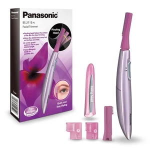 Caja abierta - Recortadora de cejas para cabello facial Panasonic para mujer ES2113PC cabezal pivotante - Imagen 1 de 3