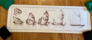 VTG 1984 Comment Naissent les Bateaux Poster Jean Olivier Héron France RARE - Picture 1 of 20