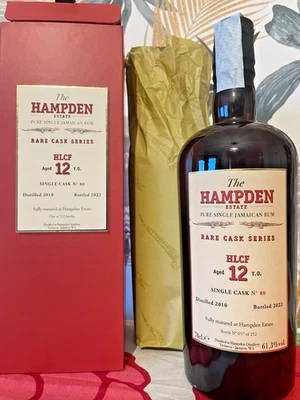 HAMPDEN 2010 12YO HLCF RARE CASK SERIES #80 - 61.3% 70cl VELIER - Immagine 1 di 4