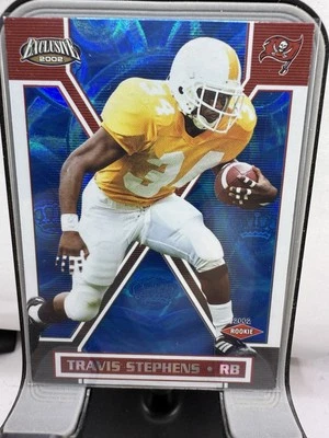 🔥2002 Pacific Exclusive Blue /299 Travis Stephens #168 Rookie RC - Image 1 of 3