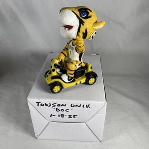 Doc the Tiger Towson University College Mascot Bobblehead Go-Kart 2025 SGA - Picture 1 of 6