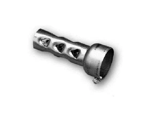 Silenciador de tubos de arrastre corto de 4"" ajuste de 50 mm/2"" (Baffle O.D. 47 mm) - Imagen 1 de 4