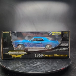 Mercury Cougar Eliminator 1969 scala 1/18 Ertl American Muscle Diecast Car - Foto 1 di 6