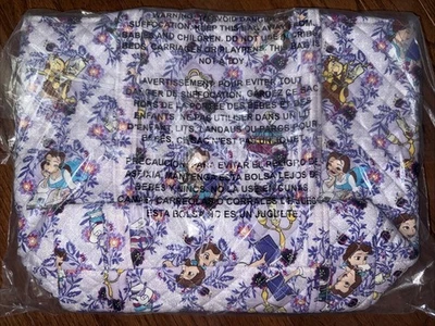 Vera Bradley Disney Small Vera Tote Belle Floral Shoulder Bag Purse LIM ED NWT - Image 1 of 4