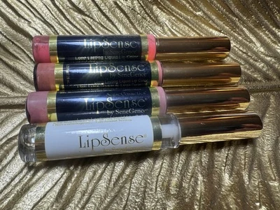 Lote de (4) Diosa Lipsense Novia Rosa Oscuro Oops Nuevo Sello Roto Foto 1 de 2