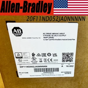 20F11ND052JA0NNNNN AB NEW IN BOX PowerFlex 753 AC Drive US Free Tax PLC 1PC US - Picture 1 of 4