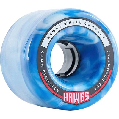 Juego de ruedas Hawgs Fattie azul blanco remolino 63 mm/78a Foto 1 de 2