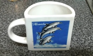 New, Lousy Florida Half Mug. With Dolphins On Never Been Used. - Picture 1 of 11