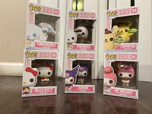 Funko Pop! Hello Kitty and Friends - 89, 90, 91, 92, 93 , 94 (6 pcs Set) - Picture 1 of 1