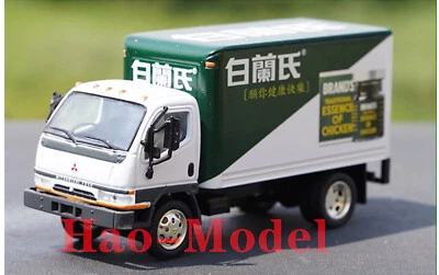 1:53 Mitsubishi FUSO коробка грузовик модель автомобиля литой металл коллекции хобби красный/синий - Изображение 1 из 4