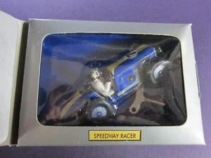 Schylling Speedway Racer Classic Wind-Up Tin Car Driver #7 blu scatola originale - Foto 1 di 3