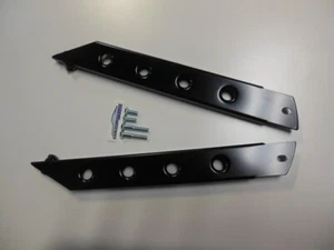 Dimpled Fender Braces 70-81 Camaro fabricated Black Satin - Picture 1 of 4