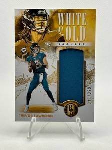 2023 Panini Gold Standard #16 Trevor Lawrence /299 (White Gold)