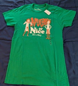 Rick and Morty Christmas T Shirt Mens Medium Ripple Junction NWT - Picture 1 of 6