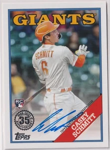 Casey Schmitt 2023 Topps 1988 Topps 35th Anniversary Rookie Auto 88BAU-CAS - Picture 1 of 2