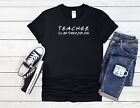 Teacher I'll Be There Baseball-T-Shirt Männer Damen Jutetasche Unisex Hoodie Top 3610