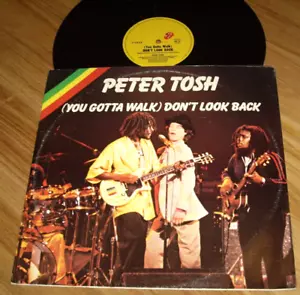 PETER TOSH & MICK JAGGER 12" SINGLE '(YOU GOTTA WALK) DON'T LOOK BACK' 1978 VGC+ - Picture 1 of 2