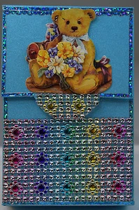 Hecho a mano, caja de regalo, nacimiento, bautismo, cumpleaños, niño, dinero, cupón - Imagen 1 de 6