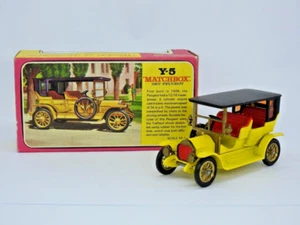 MODELS OF YESTERYEAR LESNEY MATCHBOX VINTAGE 1969 VNM BOXED 1907 PEUGEOT Y5-3 - Picture 1 of 5