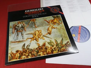 Gesualdo MADRIGALS FROM BOOK VI Collegium Vocale - LP CBS Masterworks nm - Picture 1 of 3