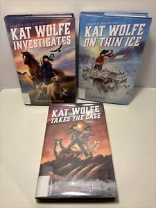 Lauren St John Book Lot Of 3 Kat Wolfe Investigates On Thin Ice Takes The Case - Picture 1 of 11